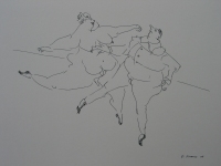 Tanzendes Paar von Erna Frank
