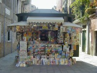 Zeitungsstand in Venedig
