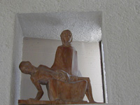Skulptur in der Sieglanger Kirche, Innsbruck